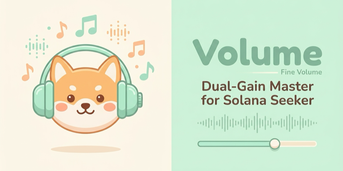 Volume Banner on Solana dApp Store
